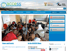 Tablet Screenshot of access.ac.za